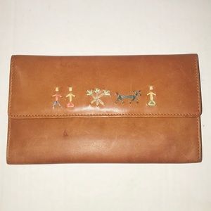 Vintage Princess Gardner Trifold Checkbook Wallet